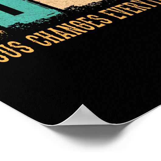 Jezus verandert alles  zonsondergang poster (Hoek)