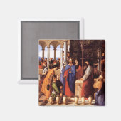 Jezus verandert water in wijn (bruiloft bij Cana) Magneet (Voorkant / Achterkant)