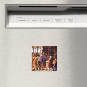 Jezus verandert water in wijn (bruiloft bij Cana) Magneet (Insitu (Vaatwasser))