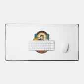 Jezus verblindt maximale helderheid telefoon midde bureaumat (Keyboard & Muis)