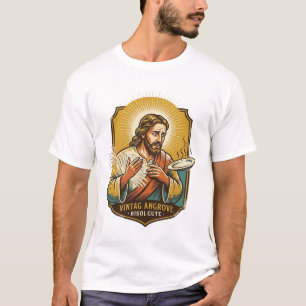 Jezus verbrandde vinger bij het uit de magnetron h t-shirt