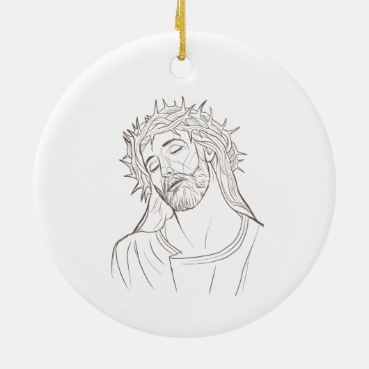 Jezus vergeeft Ornament (Achterkant)
