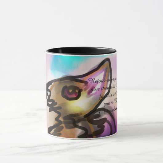 Jezus verheugt zich mok (Midden)