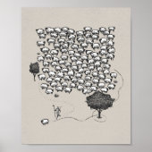 Jezus verlaat de 99 - De Goede Herder Poster (Voorkant)