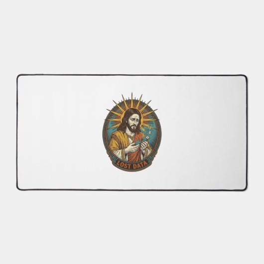 Jezus Verpletterde USB Flash Drive Verloren Data H Bureaumat (Voorkant)