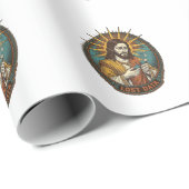 Jezus Verpletterde USB Flash Drive Verloren Data H Cadeaupapier (Rol Hoek)