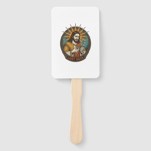 Jezus Verpletterde USB Flash Drive Verloren Data H Handwaaier (Voorkant)