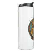 Jezus Verpletterde USB Flash Drive Verloren Data H Thermosbeker (Gedraaid links)