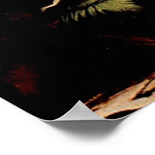 Jezus verraden door Judas Iscariot Poster (Hoek)