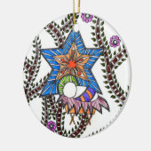 Jezus versiering keramisch ornament (Links)