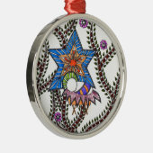 Jezus versiering metalen ornament (Rechts)