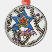 Jezus versiering metalen ornament (Voorkant)