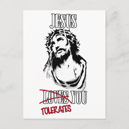 Jezus vertolkt jou briefkaart (Voorkant)