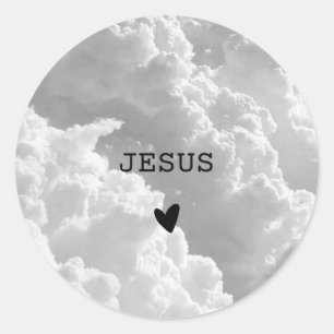Jezus vertroebelt sticker