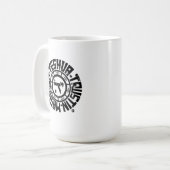 Jezus vertrouwen in het Hebreeuws Koffiemok (Voorkant links)