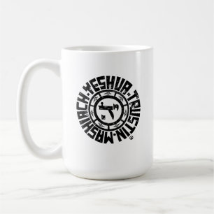 Jezus vertrouwen in het Hebreeuws Koffiemok