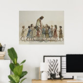 Jezus verwelkomt de kinderen poster (Thuiskantoor)
