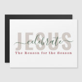 Jezus vieren, de reden voor de Kaart van het seizo (Voorkant / Achterkant)