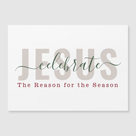 Jezus vieren, de reden voor de Kaart van het seizo (Voorkant)