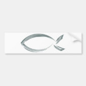 Jezus vis bumpersticker (Voorkant)