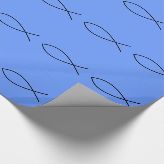 Jezus Vis Cadeaupapier (Hoek)