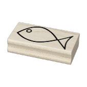 Jezus vis kunststempel rubberstempel (Stempel)