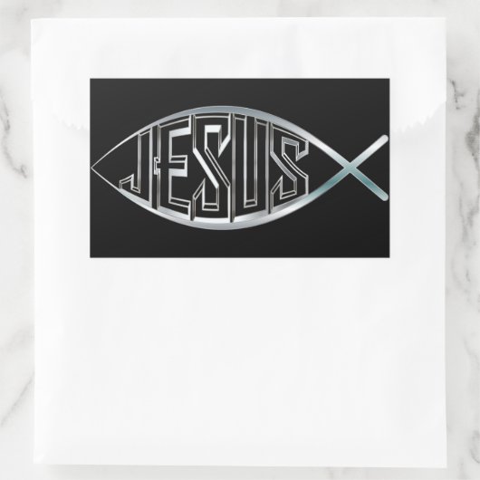 Jezus Vis Symbool Religieuze Sticker (Tas)
