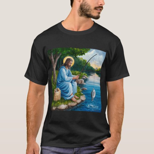 Jezus vissen T-shirt (Voorkant)