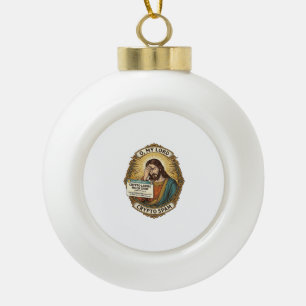 Jezus Voegde Spam Crypto Groepschat Ergernis Humor Keramische Bal Ornament