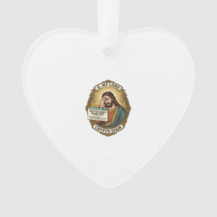 Jezus Voegde Spam Crypto Groepschat Ergernis Humor Ornament