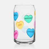 Jezus Vol Liefde Gesprek Harten Blikvorm Glas (Voorkant)