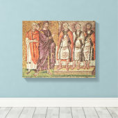 Jezus voor Caiphus Canvas Afdruk (Insitu (Houten vloer))