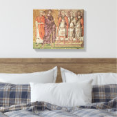 Jezus voor Caiphus Canvas Afdruk (Insitu (Slaapkamer))