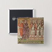 Jezus voor Caiphus Vierkante Button 5,1 Cm (Voorkant /achterkant)