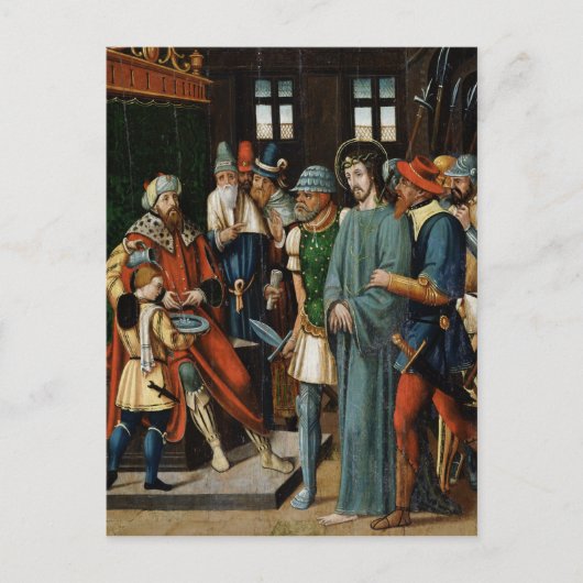 Jezus voor piloot briefkaart (Voorkant)