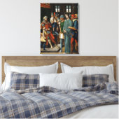 Jezus voor piloot canvas afdruk (Insitu (Slaapkamer))