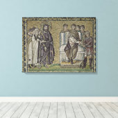 Jezus voor Pontius Pilate Canvas Afdruk (Insitu (Houten vloer))