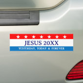 Jezus voor President 2020 Bumpersticker (Op auto)