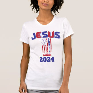 Jezus voor President 2024 T-shirt | STEMMING