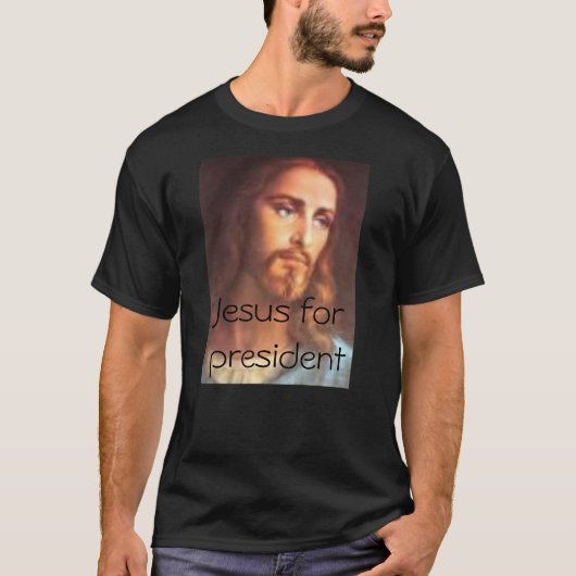 Jezus voor president t-shirt (Voorkant)