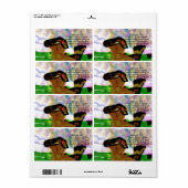 Jezus vriend etiket (Full Sheet)