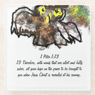 Jezus vriend glazen onderzetter