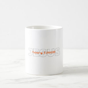 JEZUS. Vriend van de zondaars. Koffiemok