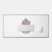 Jezus Vroegkerkelijk Symbool Esthetisch Jezus Vroe Bureaumat (Keyboard & Muis)