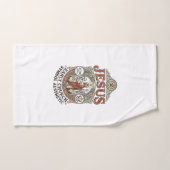 Jezus Vroegkerkelijk Symbool Esthetisch Jezus Vroe Handdoek (Handdoek)