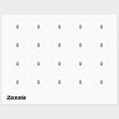 Jezus Vroegkerkelijk Symbool Esthetisch Jezus Vroe Hart Sticker (Vel)