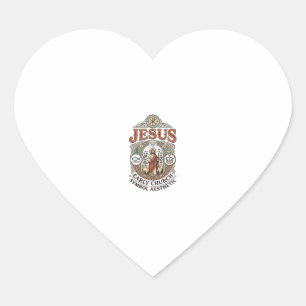 Jezus Vroegkerkelijk Symbool Esthetisch Jezus Vroe Hart Sticker
