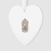 Jezus Vroegkerkelijk Symbool Esthetisch Jezus Vroe Ornament (voorkant)