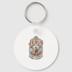 Jezus Vroegkerkelijk Symbool Esthetisch Jezus Vroe Sleutelhanger