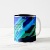 Jezus wandelt op het water tweekleurige koffiemok (Voorkant rechts)